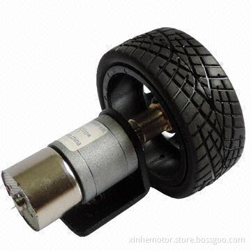 Robot Gear DC Motor with Encoder, 3 to 12V DC